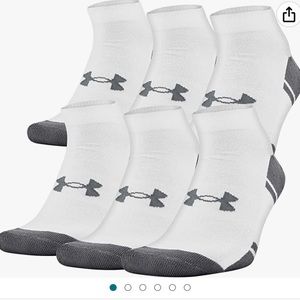 NWT Under Armour Adult Socks, UA Resistor 3.0 6 pack